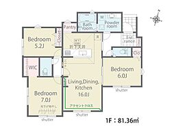 足柄上郡山北町岸第1期　新築戸建　全7棟　3号棟