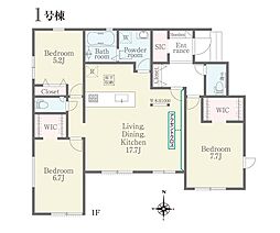中郡大磯町国府本郷第2期　新築戸建　全1棟　1号棟