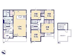 相模原市南区相南1丁目第12　新築戸建　全3棟　1号棟