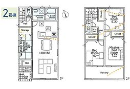 茅ヶ崎市中島第14　新築戸建　全2棟　2号棟