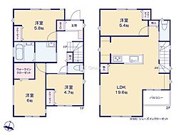 横須賀市平作5丁目 新築戸建 全3棟 C号棟