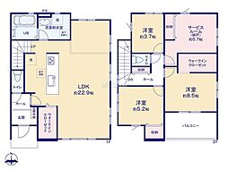 平塚市御殿4丁目2期　新築戸建　全5棟　2号棟