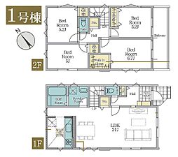 横浜市戸塚区上矢部町2期　新築戸建　全2棟　1号棟