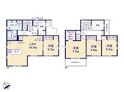 秦野市三屋第1　新築戸建　全2棟　　1号棟