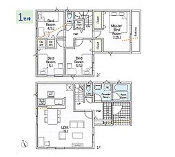 海老名市浜田町第2　新築戸建　全1棟　1号棟