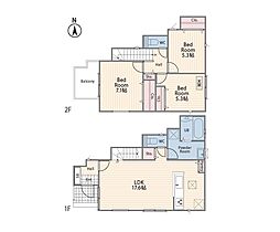 厚木市恩名2丁目　新築戸建　全2棟　1号棟