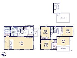 綾瀬市寺尾釜田2丁目第2　新築戸建　全1棟　1号棟