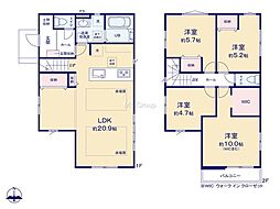 町田市金森東4丁目8期　新築戸建　全2棟　2号棟