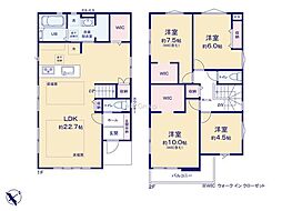 横浜市青葉区藤が丘2丁目7期　新築戸建　全1棟　1号棟