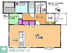 野多目1丁目貸家 1