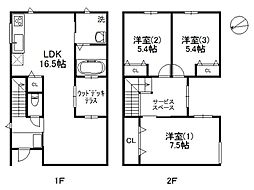 福岡市中央区福浜１丁目の一戸建て