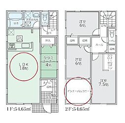 久留米市上津町の一戸建て