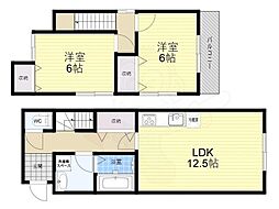 宇治市莵道中筋の一戸建て