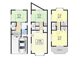 宇治市宇治蔭山の一戸建て