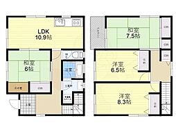 城陽市寺田宮ノ平の一戸建て