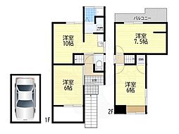 宇治市木幡檜尾の一戸建て