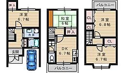 京都市南区八条内田町の一戸建て