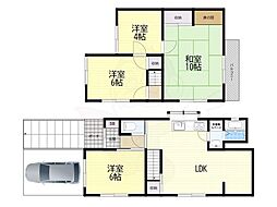 宇治市木幡御蔵山の一戸建て