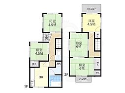 宇治市小倉町西浦の一戸建て