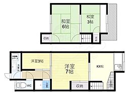 宇治市大久保町平盛の一戸建て