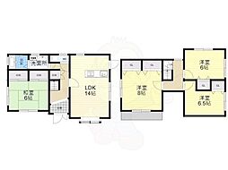 宇治市伊勢田町井尻の一戸建て