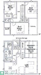 北葛飾郡杉戸町大字下高野の一戸建て