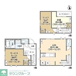 新宿区高田馬場３丁目の一戸建て