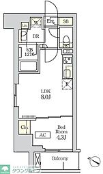 コスモグラシア新宿西早稲田 1201
