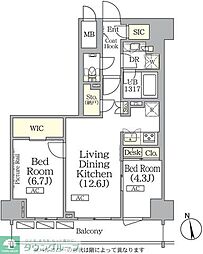 ザ・パークハビオ神楽坂レジデンスＳｏｕｔｈ 1005