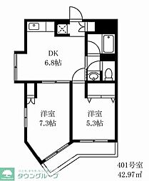 スカイパレス東中野Ｂ棟 401