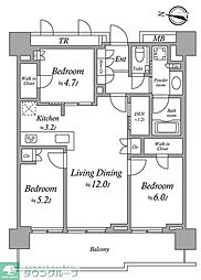 プラウドタワー亀戸クロスゲートタワー棟 705