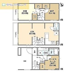 市川市新井３丁目の一戸建て