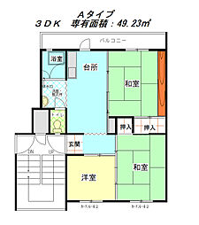 公社賃貸SMALIO 茶山台B