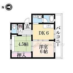 ビレッジハウス南小足第二1号棟 405