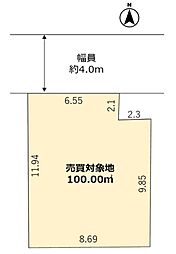 川越市並木　売地　建築条件なし