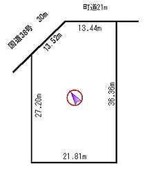 中川郡幕別町札内中央町の土地