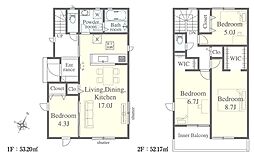 リナージュ新城市町並01期　1号棟