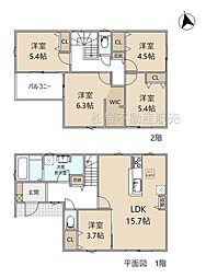 リーブルガーデン新城市石田第1期　1号棟