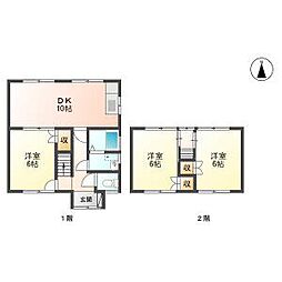 メゾネット林貸家