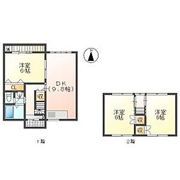 メゾネット林貸家