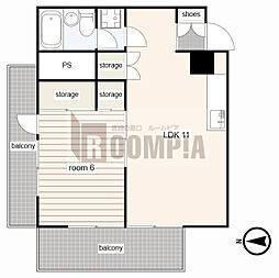 ロイヤルフラット松屋町 602