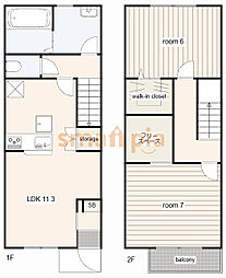 MAISONETTE LAND 萱場 B 102