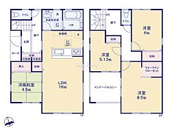 坂東市辺田第2　新築戸建　1号棟