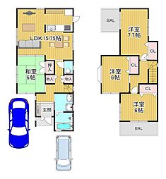 男山金振 戸建て