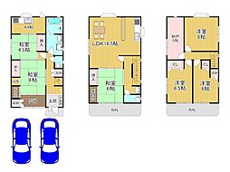 甲斐田新町 二世帯住宅