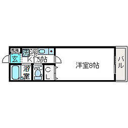 移行中アビタシオン奈佐原A棟 201