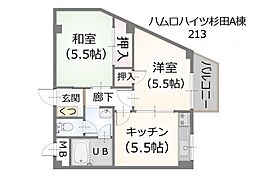 ハムロハイツ杉田Ａ棟 213