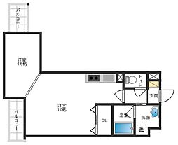 山崎マンション16高槻芥川 204