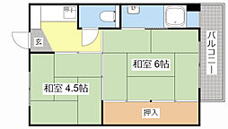 ビレッジハウス水口2号棟 0204