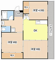 ビレッジハウス五個荘2号棟 0303
